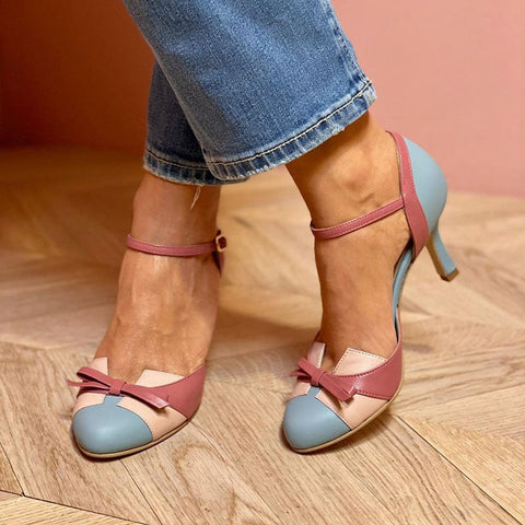 Quinnae | Tacchi Confortevoli Blu