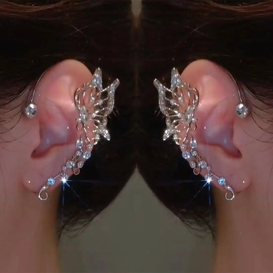 Etherea Butterfly Ear Cuff - Paio