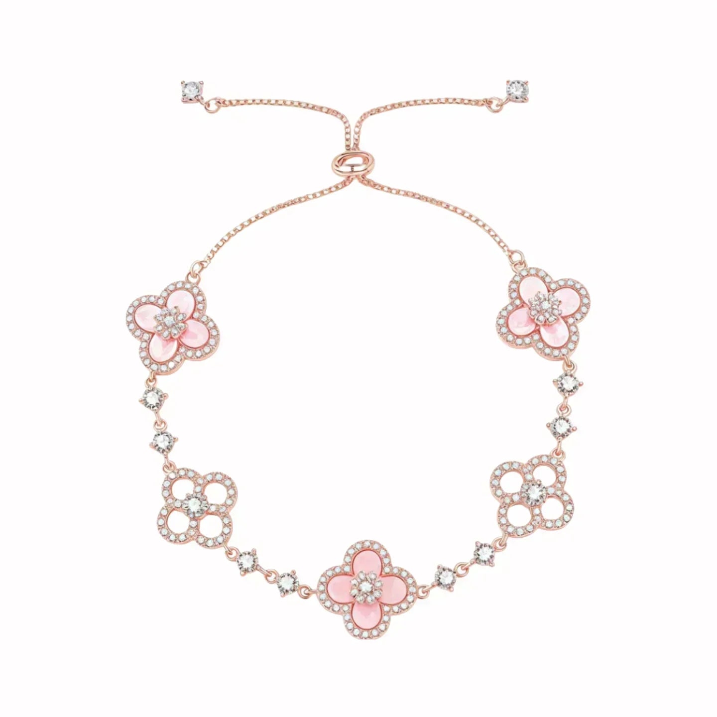 Set Sakura Cleef - Bracciale, Orecchini & Collana