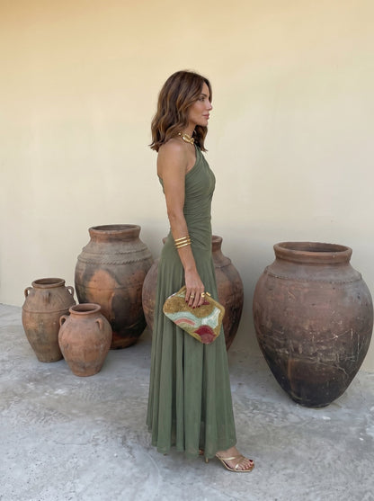 Chiara - Vestito in terracotta
